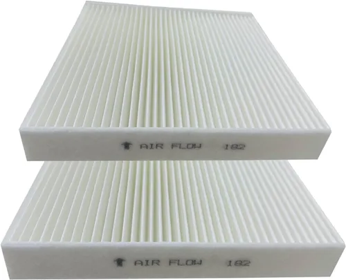 Vista 2 de Paquete de 2 filtros de aire de cabina BW182 blancos para Civic, CR-V, CR-Z, Fit, HR-V, Insight, Reemplazo para CF11182, CP182, 80292-TF0-G01