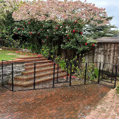 Vista 3 de FXW - Anclajes de valla a pared, accesorios para corral para perros, paquete de 4, patentados
