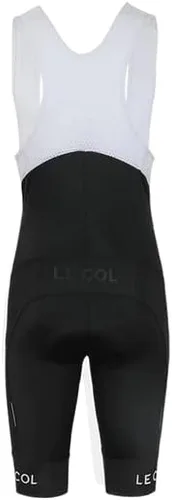 Vista 2 de LE COL Pantalones cortos Pro Bib para hombre, pantalones cortos de ciclismo acolchados de gamuza con inserciones de gel, talla XS - 3XL