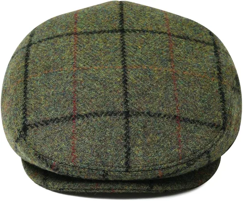 Vista 33 de Hombres Mezcla de Lana Ivy Newsboy Gorra Tweed Gatsby Cabbie Flat Hat