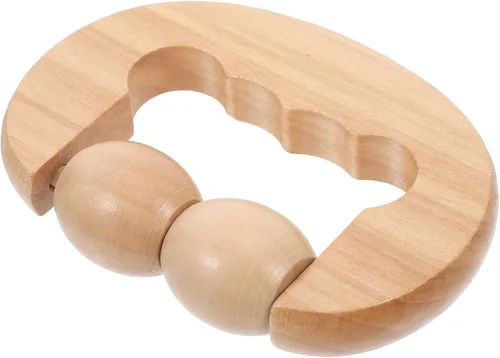 Vista 5 de FOMIYES Pcs Relajante Rodillo Masajeador de Madera para Espalda Cuello Piernas Brazos Cara Herramienta de Alivio Portátil
