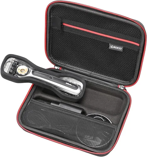 Vista 4 de RLSOCO Estuche de transporte compatible con maquinilla de afeitar térmica Gillette para hombres (negro)