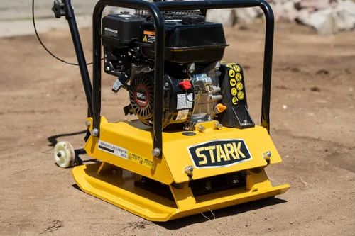 Vista 5 de Stark USA Stark 6.5hp Walk-Behind Vibración 21 pulgadas x 21 pulgadas Compactador de placa 2248lbs Force 196cc Motor Vibratorio Tamper Power