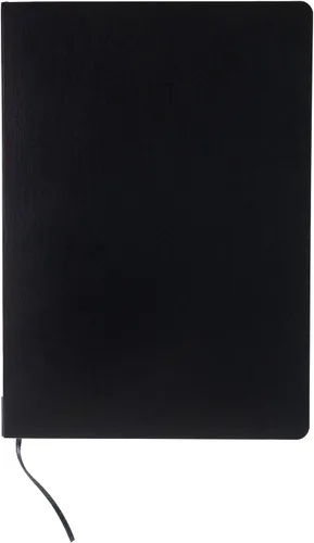 Vista 25 de Fabriano Ecoqua Plus - Cuaderno encuadernado con puntadas, 3.5 x 5.5 pulgadas, punteado, negro