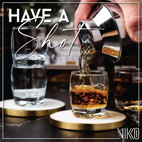 Vista 3 de Vikko Vasos de chupito de 2.75 onzas, juego de 12 vasos pequeños de licor y destilados, vasos de bar de tequila duraderos para alcohol y shots