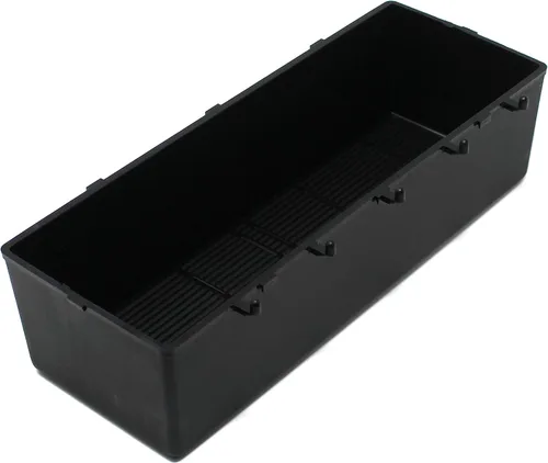 Vista 3 de JSP Manufacturing Contenedor de almacenamiento de tablero de clavijas negro resistente, contenedores de almacenamiento de piezas, ganchos a