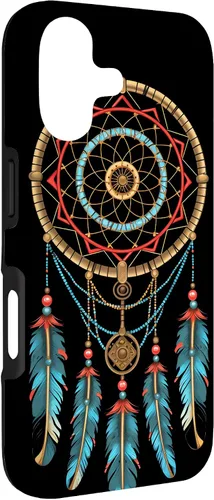 Vista 3 de Dreamcatcher Native American Indian Feathers Tribal Boho Case for iPhone 17