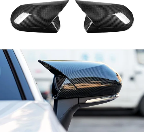 Vista 9 de CKE para Toyota Camry 2018-2026 Cubierta de espejo retrovisor exterior con Negro brillante-B