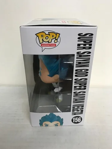 Vista 4 de Exclusivo Súper Saiyan Dios Vegeta de Funko POP Gamestop.