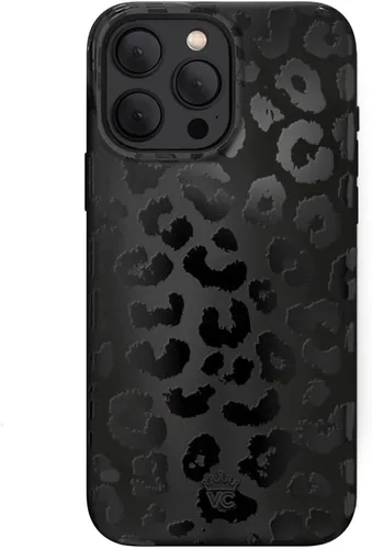 Vista 86 de VELVET CAVIAR Funda compatible con MagSafe para iPhone 15, probada en caídas de 10 pies, estampado de leopardo y amatista morada