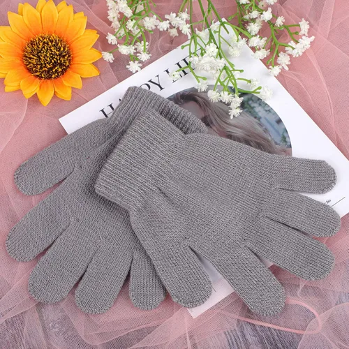 Vista 6 de Cooraby 16 pares de guantes mágicos cálidos de invierno para niños o niñas