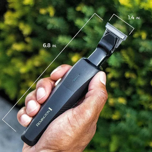 Vista 9 de Remington Ultimate Precision Multigroomer Powered Clipper, juego de 11 piezas, kit de peluquería de pelo negro