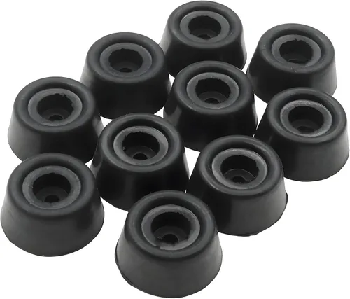 Vista 4 de 10 piezas de cubierta de base de goma para taco de billar con tornillos