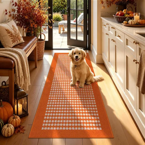 Vista 39 de Ileading Tapete para puerta de interior de 24 x 36 pulgadas, absorbente para perros, tapete de bajo perfil para entrada pequeño con respaldo de goma
