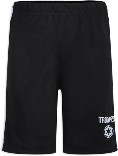 Vista 6 de STAR WARS Darth Vander, Stormtrooper, Grogu - Conjunto de camiseta y pantalón corto para niños pequeños - BeigeNegroBlanco