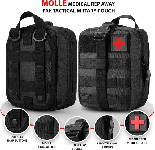 Vista 3 de ASA TECHMED Kit avanzado de trauma de emergencia con torniquete CAT GEN-7 - Kit de campo de primeros auxilios compacto y completo para respondedores