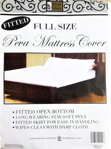 Vista 4 de Better Home PEVA - Protector de colchón ajustable, impermeable, sin polvo, sábana (individual)