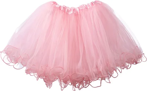Vista 13 de My Lello Tutú de 3 capas con borde de volantes para niñas pequeñas (4 meses - 3T)