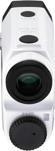 Vista 6 de Nikon Coolshot 20i GII - Telémetro de pendiente láser de golf, versión estándar blanco con borde amarillo, talla M