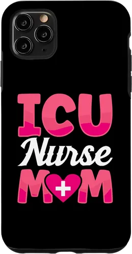 Vista 13 de iPhone 16 Icu Nurse Mom Nursing Ice Hospital Intensive Care Mother Case