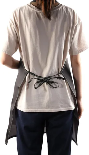 Vista 5 de WZMPA Delantal para amantes del café para mujeres y hombres, delantal para fanáticos del café, delantal ajustable con bolsillos para camarera barista