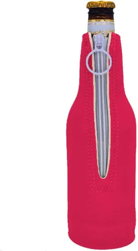 Vista 16 de Botella de cerveza de neopreno en blanco Coolie (1, negro)