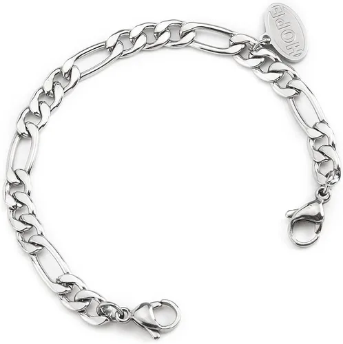 Vista 4 de Cadena de pulsera médica - Cadena de trigo de acero inoxidable intercambiable Pulsera de identificación de alerta médica