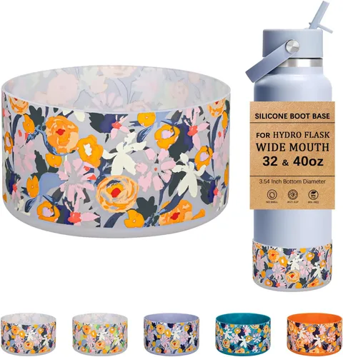 Vista 17 de HEYSKAY - Base de silicona para botella de agua Hydro Flask de boca ancha de 32 a 40 onzas
