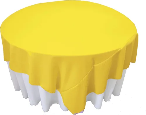 Vista 8 de LA Linen. Mantel cuadrado de popelina de poliéster