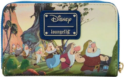 Vista 3 de Loungefly Disney Snow White Scenes - Cartera con cremallera, Multicolorido, Disney - Cartera con cremallera y cremallera blanca