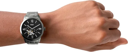 Vista 6 de Fossil - Reloj de pulsera automático y mecánico de estilo Townsman en acero inoxidable para hombre