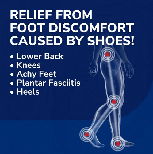 Vista 4 de Dr. Scholl's Custom FiT Comfort – Plantillas para fascitis plantar, plantillas ortopédicas con soporte de arco para hombres y mujeres, adecuadas