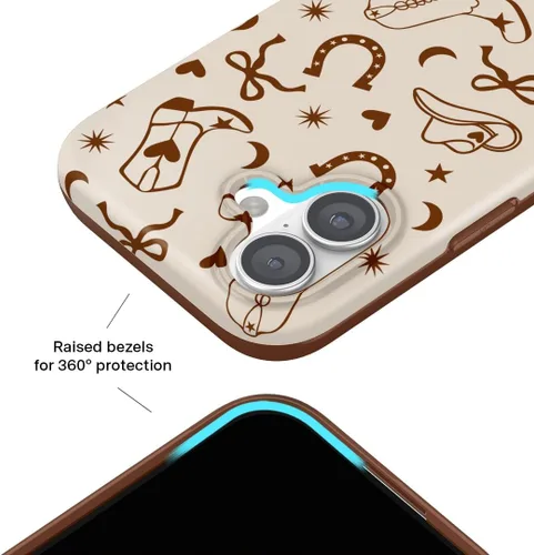Vista 1193 de VELVET CAVIAR Funda para iPhone 15, compatible con MagSafe, probada contra caídas de 10 pies, fundas protectoras de diseño, leopardo color rosa