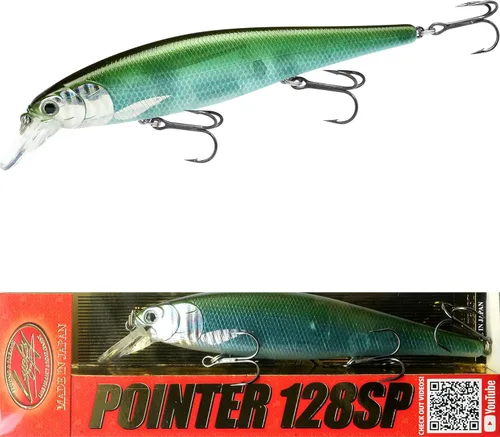 Vista 22 de LUCKY CRAFT Pointer 128SP, Señuelo de Pesca de Lubina de Lago de Agua Dulce, Jerkbait, Suspendido, Aparejos de Pesca, Accesorios de Pesca, Equipo