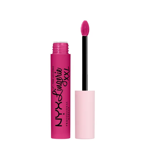 Vista 12 de Nyx - Maquillaje profesional; labial líquido de la línea Lingerie XXL, mate, Undress'd (Color rosa en tono desnudo)
