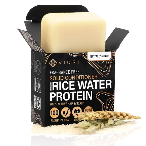 Vista 11 de Viori Citrus Yao - Barra de acondicionador hecha con agua de arroz, acondicionador orgánico totalmente natural hecho a mano