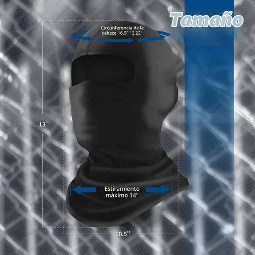 Vista 6 de YESLIFE Summer Balaclava Ski Mask for Men&Women, Face Mask