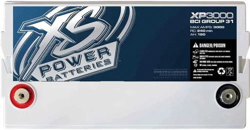 Vista 6 de XS Power XP3000 XS Serie 12V 3,000 Amp AGM - Batería de alta salida con tornillo terminal M6