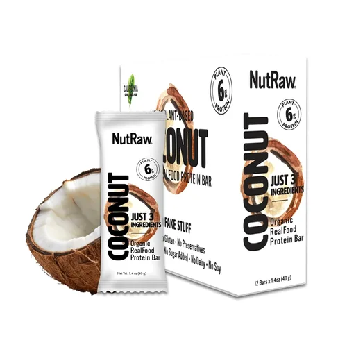 Vista 10 de Nutrawbar, Superalimento orgánico, barra de frutas crudas y nueces, higo entero, 1.4 onzas, 12
