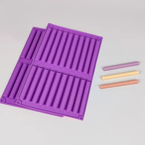Vista 5 de Moldes de tira de silicona para barra de chocolate, 1 unidad para palo de golosinas para perros, caramelos duros, galletas de barra de chocolate