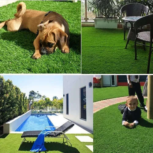 Vista 8 de ALTRUISTIC Césped artificial de césped artificial de 3 x 5 pies, 70 onzas de césped sintético realista para mascotas, jardín, jardín, césped