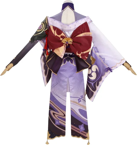 Vista 7 de Nuoqi Venti Cosplay Raiden Shogun Cosplay Yae Miko Cosplay Genshin Impact Cosplay Disfraces