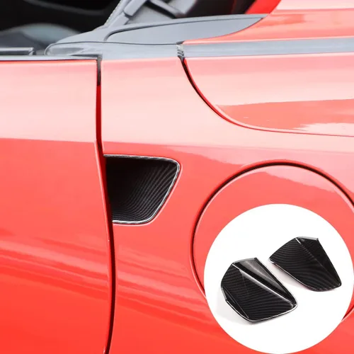 Vista 3 de Cubierta protectora de pintura para manija de puerta de automóvil, cubierta protectora de arañazos compatible con Chevrolet Corvette C7 2014 2015