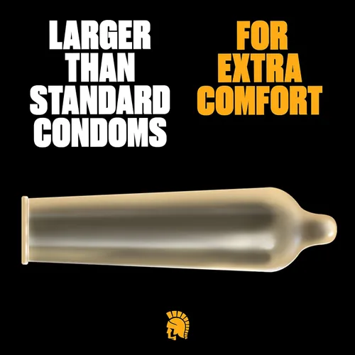 Vista 3 de TROJAN Magnum - Condones grandes lubricados y condones ultrafinos para ultra sensibilidad, condones lubricados para hombres, el condón número uno