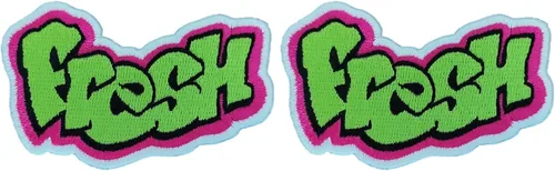 Vista 8 de The Original Fresh Graffiti Patch, 90s Hierro/Coser, 3 pulgadas - Parche fresco totalmente bordado (3 pulgadas)