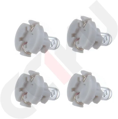 Vista 3 de cciyu Paquete de 6 bombillas halógenas de cuña T3 Neo de color blanco cálido para luz A/C de 12 V