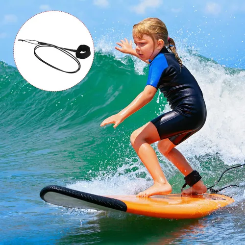 Vista 6 de PATIKIL Correa para tabla de surf, correas rectas, cuerda para la muñeca, para tabla de remo