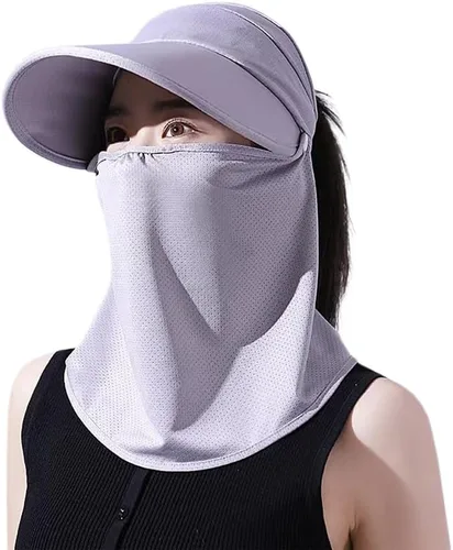 Vista 12 de Protección solar UPF 50+ para exteriores, impermeable, transpirable, para el cuello, plegable, para hombres y mujeres Sun Hat2-negro