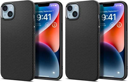 Vista 34 de Spigen Liquid Air - Funda diseñada para iPhone 11 (2019), color negro mate