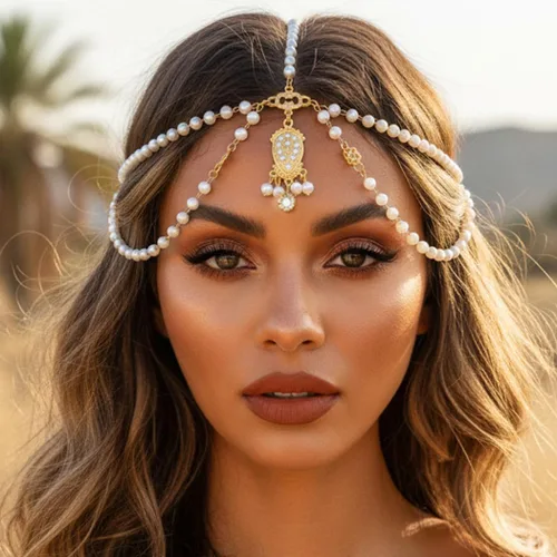 Vista 7 de Diademas Bohémias, Joyas para Mujeres y Niñas de Aukmla